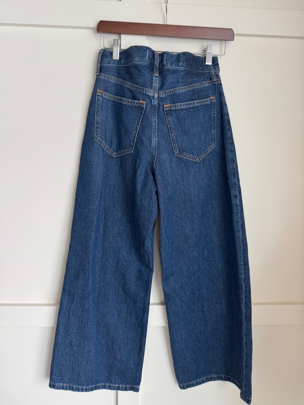 Classic High-Rise Wide-Leg Jeans — Blue - Picture 2 of 3